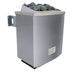 Karibu Saunahaus Skrollan 3 terragrau externe Steuerung