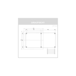 Spielturm Frieda naturbelassen mit Anbau inkl Sandkiste*Karibu