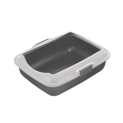 Katzentoilette grau 50 x 40 x 16 cm* Discount