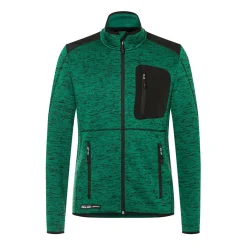 Kübler Strickjacke PULSE DAILY moosgrün/schwarz Größe M