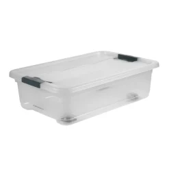 keeeper Kristallbox mit Rollen 28 L 59 x 39 x 18 cm