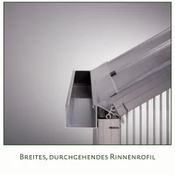 Gewächshaus Rose II 5m² schwarz*KGT Discount