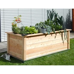 Holz-Hochbeet Woody 210 214 x 79 x 99 cm*KGT Hot