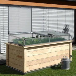 Holz-Hochbeet Woody 210 214 x 79 x 99 cm*KGT Hot