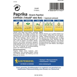 Kiepenkerl Paprika Tribelli Mini rot
