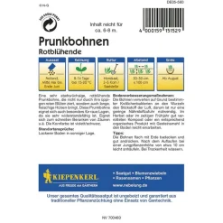 Kiepenkerl Prunkbohnen Rotblühende