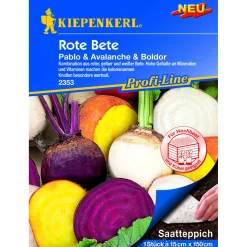 Rote Beete Pablo Avalanche Boldor Saatteppich*Kiepenkerl Clearance