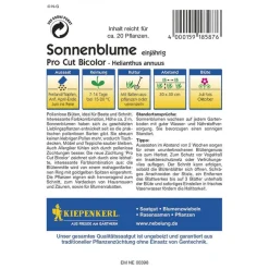 Kiepenkerl Sonnenblume Pro Cut Bicolor F1