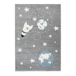 Kinder Kinderzimmerteppich „Australia - Yowah“, silber