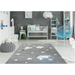 Kinder Kinderzimmerteppich „Australia - Yowah“, silber