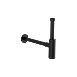 Design-Flaschensiphon schwarz 1 1/4" x 32 mm rund*Kirchhoff Discount