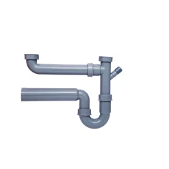 Doppel-Spültisch-Röhrensiphon ECO-SAVE KS 1 1/2" IG x Durchmesser 50 mm*Kirchhoff Clearance