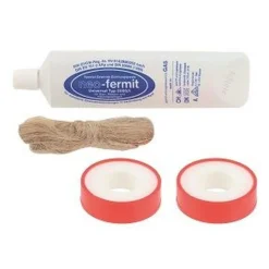 Kirchhoff Gewinde-Dichtung-Set Hanf und Dichtband und Neo-Fermit