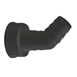 Kirchhoff RE-Geräteanschluss Zulaufschlauch Spül- und Waschmaschinen schwarz 45