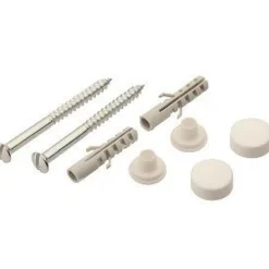 Kirchhoff WC-Befestigungssatz Linsenkopf weiß 6 x 70 mm