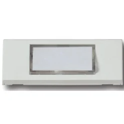 Klingelplatte unbeleuchtet reinweiß