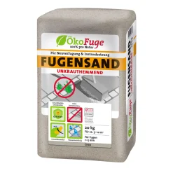 Fugensand 1-5 mm Grau Unkrauthemmend 20 kg^ÖkoFuge Online