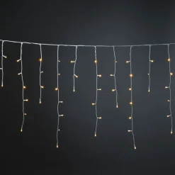 LED Eisregen Lichtervorhang gefrostet 400 Dioden*Konstsmide Sale