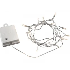 LED-Außenlichterkette 40 Dioden transparentes Kabel batterie^Konstsmide Clearance