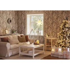 Weißer Papierstern 7 Zacken^Konstsmide