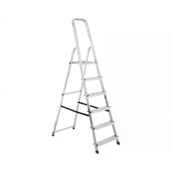 Krause Alu-Haushaltsleiter 6stufig