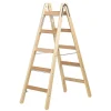Holz-Sprossen-Doppelleiter 2 x 5 Sprossen^Krause Best