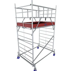 PROTEC XXL ALU-FAHRGERÜST BREITAUFBAU 2,00 x 1,20 M AH 4,30 M*Krause Hot