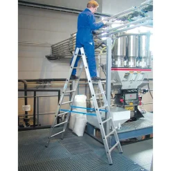 Krause Sprossen-Doppelleiter Stabilo 2 x 8 Sprossen