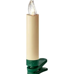 Krinner Christbaumkerzen LED Lumix Classic Mini Basis 12er Set