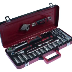 Krone 1/4" und 1/2" Steckschlüssels 56 teilig