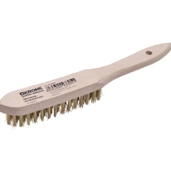 Messing-Drahtbürste 4 reihig^Krone