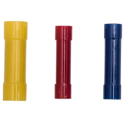 Stoßverbinder je 3 rot blau gelb*Krone Hot