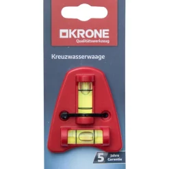 Krone Kreuzwasserwaage rot