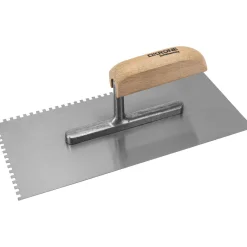 Zahnglättekelle 280 x 130 mm Zahnung 4 x 4 mm*Krone Best