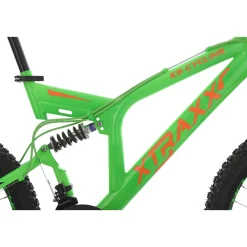 Jugend-Mountainbike Xtraxx Fully grün-orange^KS Cycling Outlet