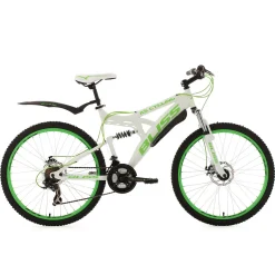 Mountainbike Bliss Fully weiß-grün^KS Cycling New