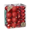Kugelset 4 und 6cm mit Spitze Festive Red* Best