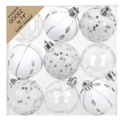 Kugelset 6cm Winter Silver* Outlet