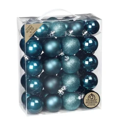 Kugelsortiment 4 und 5 cm Kunststoff 44 Stk Emerald