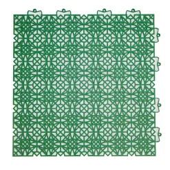 Kunststofffliese Terra Sol grün 38 x 38 cm