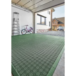 Kunststofffliese Terra Sol grün 38 x 38 cm