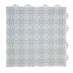 Kunststofffliese Terra Sol hellgrau 38 x 38 cm