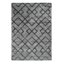 Kurzflorteppich „Luxury 310“ Grau/Anthrazit, 200x290cm