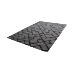 Kurzflorteppich „Luxury 310“ Grau/Anthrazit, 160x230cm^ Sale