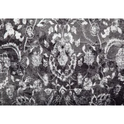 Kurzflorteppich Vintage 8404 grau