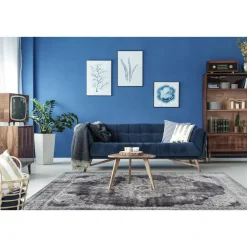 Kurzflorteppich Vintage 8400 Hellgrau* New