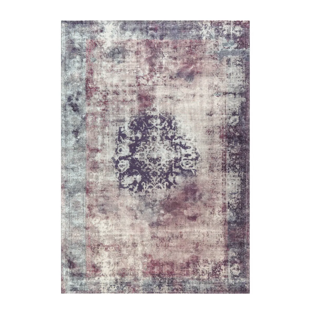 Kurzflorteppich Vintage 8403 anthrazit^ Clearance