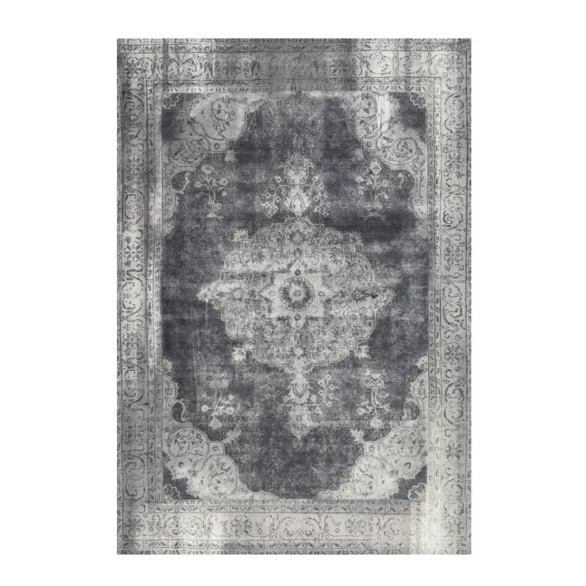 Kurzflorteppich Vintage 8400 grau^ Sale