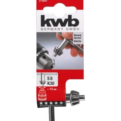 Bohrfutterschlüssel für Zahnkranz-Bohrfutter Jacobs Verzahnung S8 K30^kwb Online