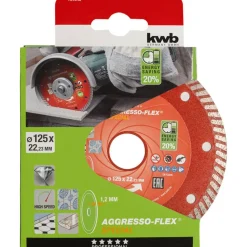 Dünntrennscheibe Aggreso-Flex Diamant Durchmesser 125 mm^kwb Hot